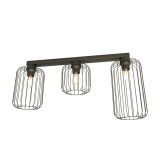 mini: Lampa sufitowa BARN nowoczesna czarna E27 15W LED (1)