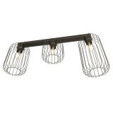 mini: Lampa sufitowa BARN nowoczesna czarna E27 15W LED (2)