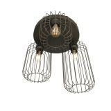 mini: Lampa sufitowa BARN nowoczesna czarna E27 15W LED (2)