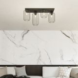 mini: Lampa sufitowa BARN nowoczesna czarna E27 15W LED (3)