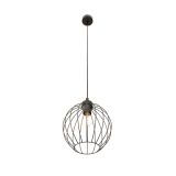 mini: Lampa wisząca NANDO nowoczesna czarna E27 15W LED (1)