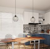 mini: Lampa wisząca NANDO nowoczesna czarna E27 15W LED (6)