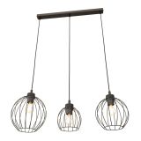 mini: Lampa wisząca NANDO nowoczesna czarna E27 15W LED (1)
