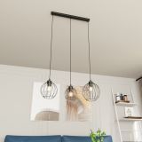 mini: Lampa wisząca NANDO nowoczesna czarna E27 15W LED (3)