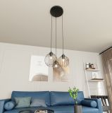 mini: Lampa wisząca NANDO nowoczesna czarna E27 15W LED (3)
