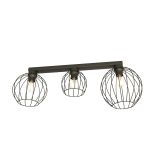 mini: Lampa sufitowa NEST nowoczesna czarna E27 15W LED (1)