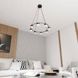 mini: Lampa wisząca STARLIT nowoczesna czarna GX53 10W LED (4)