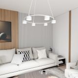 mini: Lampa wisząca STARLIT nowoczesna biała GX53 10W LED (3)