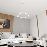 mini: Lampa wisząca STARLIT nowoczesna biała GX53 10W LED (4)