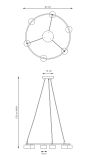 mini: Lampa wisząca STARLIT nowoczesna biała GX53 10W LED (6)