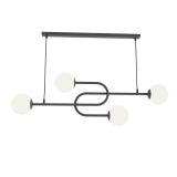 mini: Lampa wisząca ATRIA nowoczesna czarna E14 10W LED (1)
