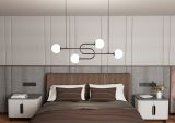 mini: Lampa wisząca ATRIA nowoczesna czarna E14 10W LED (5)