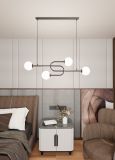mini: Lampa wisząca ATRIA nowoczesna czarna E14 10W LED (6)