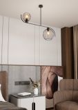 mini: Żyrandol ECHO loftowy czarny E27 15W LED (2)
