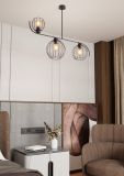mini: Żyrandol ECHO loftowy czarny E27 15W LED (2)