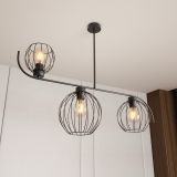 mini: Żyrandol ECHO loftowy czarny E27 15W LED (4)