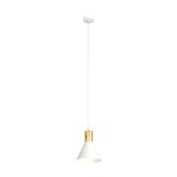 mini: Lampa wisząca ROSA nowoczesna biała E27 15W LED (1)