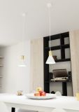 mini: Lampa wisząca ROSA nowoczesna biała E27 15W LED (2)