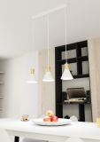 mini: Lampa wisząca ROSA nowoczesna biała E27 15W LED (2)