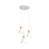 mini: Lampa wisząca ROSA nowoczesna biała E27 15W LED (1)