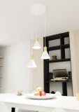 mini: Lampa wisząca ROSA nowoczesna biała E27 15W LED (2)