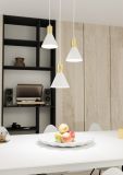 mini: Lampa wisząca ROSA nowoczesna biała E27 15W LED (3)