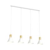 mini: Lampa wisząca ROSA nowoczesna biała E27 15W LED (1)