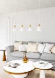mini: Lampa wisząca ROSA nowoczesna biała E27 15W LED (4)
