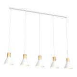 mini: Lampa wisząca ROSA nowoczesna biała E27 15W LED (1)