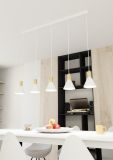 mini: Lampa wisząca ROSA nowoczesna biała E27 15W LED (2)