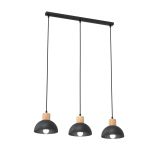 mini: Lampa sufitowa SECO nowoczesna czarna E27 15W LED (1)