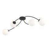 mini: Lampa sufitowa VIBRA nowoczesna czarna E14 10W LED (2)