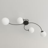 mini: Lampa sufitowa VIBRA nowoczesna czarna E14 10W LED (5)