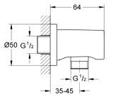 Kolanko Przyłączeniowe Rainshower Chrom 27057000 Grohe