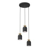 mini: Lampa wisząca TARGET nowoczesna czarna E27 15W LED (1)