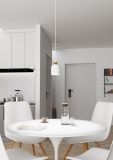mini: Lampa wisząca TARGET nowoczesna biała E27 15W LED (4)