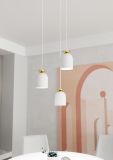 mini: Lampa wisząca TARGET nowoczesna biała E27 15W LED (3)