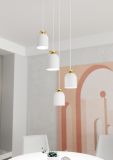 mini: Lampa wisząca TARGET nowoczesna biała E27 15W LED (3)