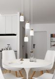 mini: Lampa wisząca TARGET nowoczesna biała E27 15W LED (4)
