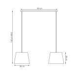 mini: Lampa wisząca EPOCA nowoczesna czarna E27 15W LED (5)