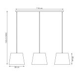 mini: Lampa wisząca EPOCA nowoczesna czarna E27 15W LED (5)