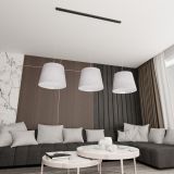 mini: Lampa wisząca EPOCA nowoczesna czarna E27 15W LED (2)