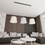 mini: Lampa wisząca EPOCA nowoczesna czarna E27 15W LED (2)