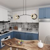 mini: Lampa wisząca SKIVA nowoczesna czarna E27 15W LED (2)