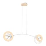 mini: Lampa wisząca SKIVA nowoczesna biała E27 15W LED (1)