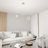mini: Lampa wisząca SKIVA nowoczesna biała E27 15W LED (3)