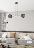 mini: Lampa wisząca XOTIC nowoczesna czarna E27 15W LED (2)