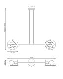 mini: Lampa wisząca XOTIC nowoczesna czarna E27 15W LED (5)