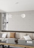 mini: Lampa wisząca XOTIC nowoczesna biała E27 15W LED (2)