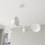 mini: Lampa wisząca XOTIC nowoczesna biała E27 15W LED (3)